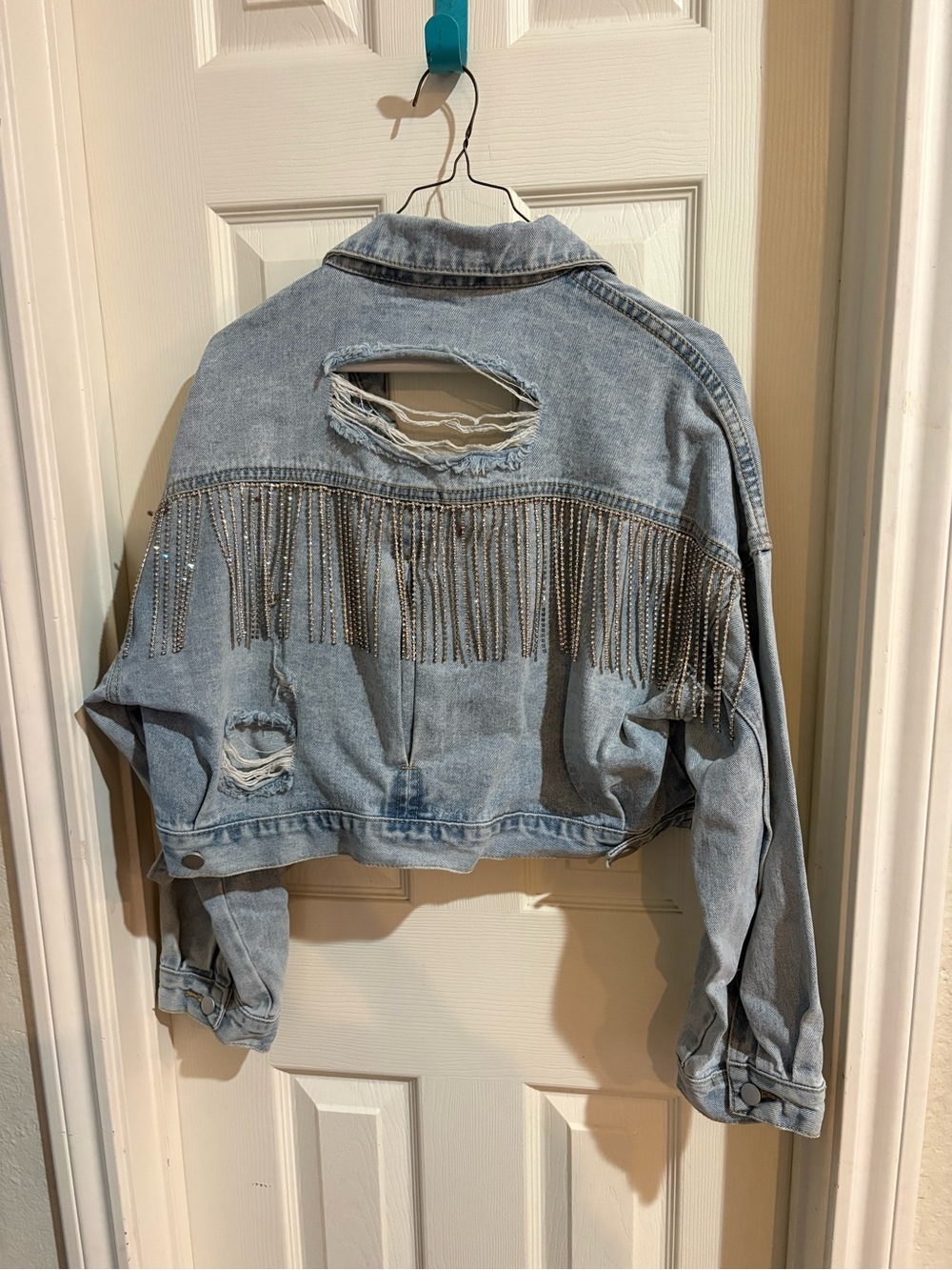 Rhinestone Jean jacket